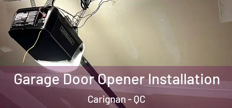  Garage Door Opener Installation Carignan - QC