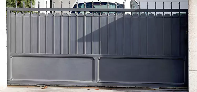 Metal Driveway Gate Installation Carignan